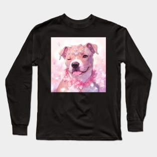 Happy Pit Bull Long Sleeve T-Shirt